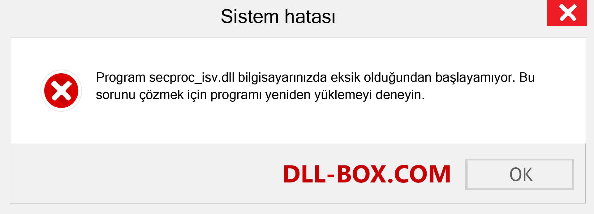 secproc_isv.dll dosyası eksik mi? Windows 7, 8, 10 için İndirin - Windows'ta secproc_isv dll Eksik Hatasını Düzeltin, fotoğraflar, resimler